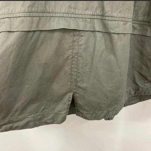 Style & Co Floral Embroidered Army Green Jacket - Picture 6 of 8